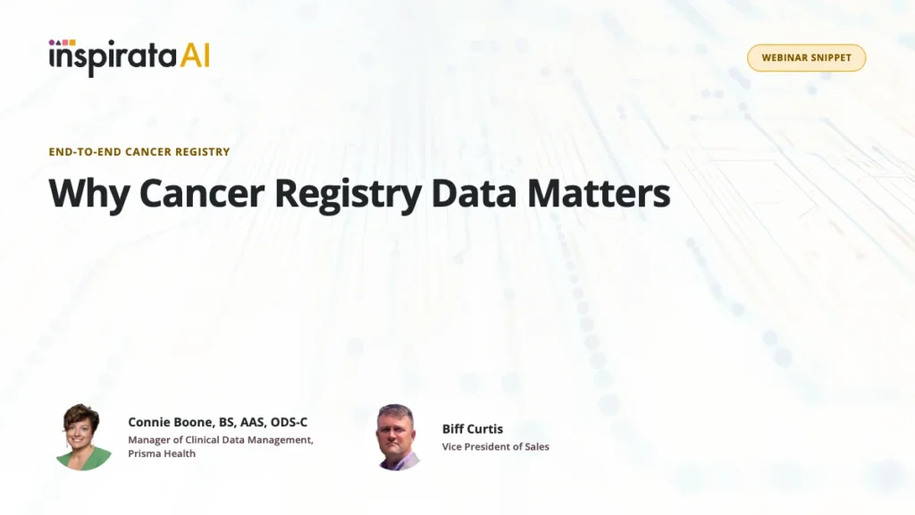 Why Cancer Registry Data Matters
