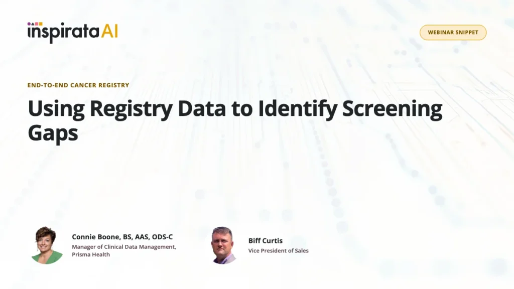 Using Registry Data to Identify Screening Gaps