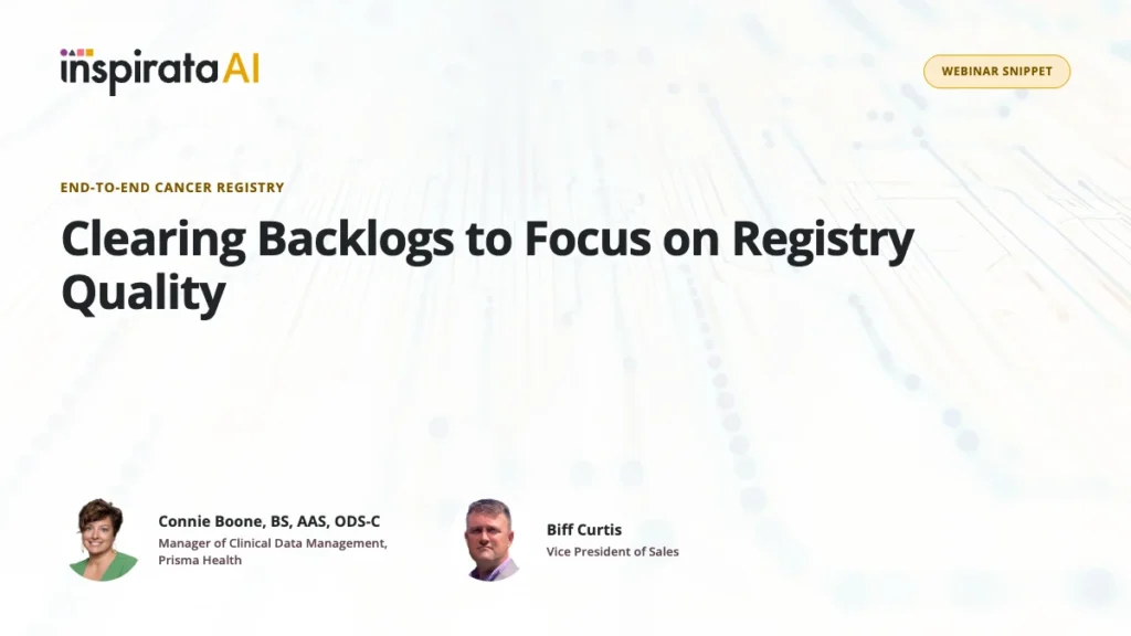 Clearing Backlogs to Focus on Registry Quality