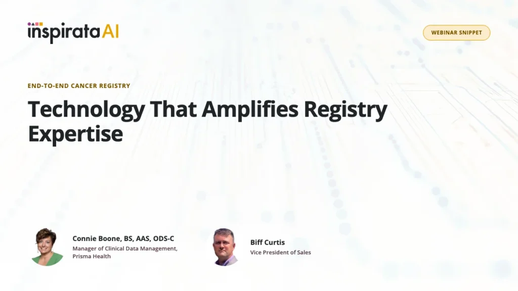 Technology That Amplifies Registry Expertise